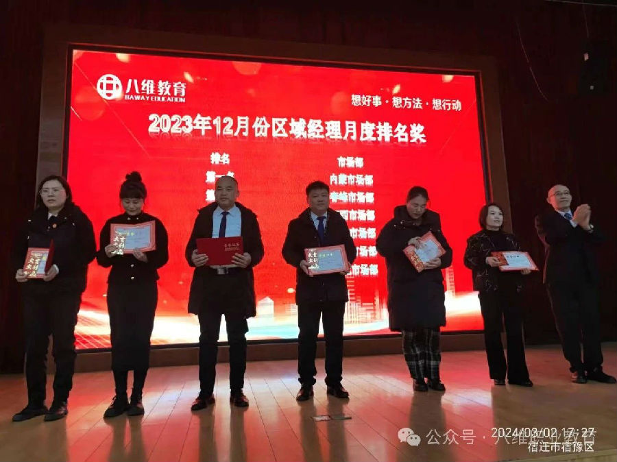北京八維信息集團3月份區域經理大會隆重召開